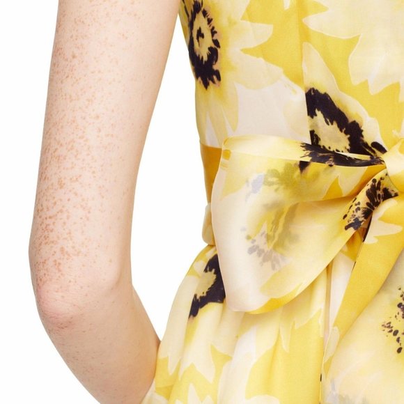 Kate Spade SUNNY Daisy SILK Organza Dress NEW Sundress Chic! Women's 14 🎉HPx3 - Picture 5 of 13